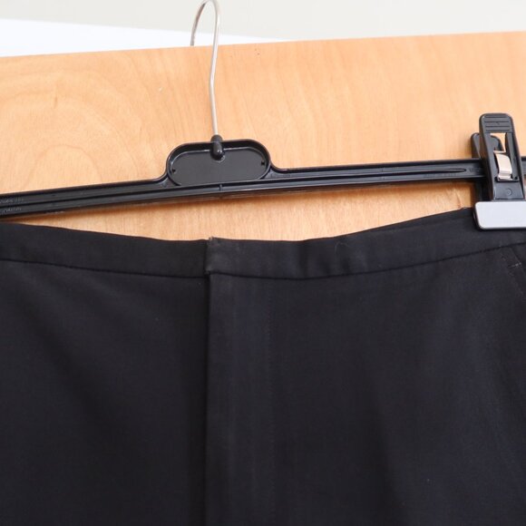 CHAIKEN classic black dress pants size 4 front pockets flat front - Picture 5 of 16